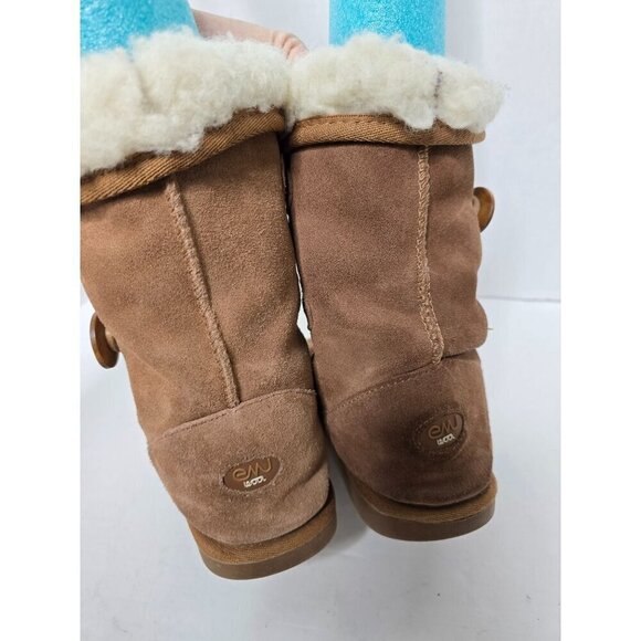 Emu Australian Kate Tan Suede Merino Wool Lined Boot - Picture 6 of 16